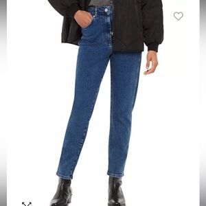 Whistles Jeans Women Size 24 Slim Skinny Ankle Blue High Rise Mom MSRP $199